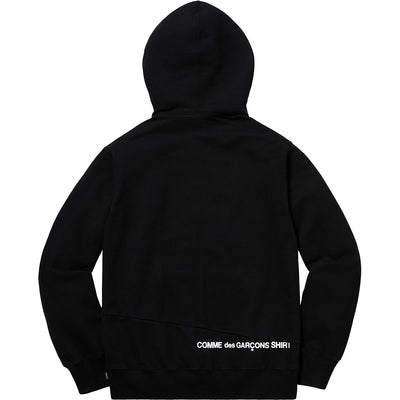 Split Box Logo Hoodie - Svart